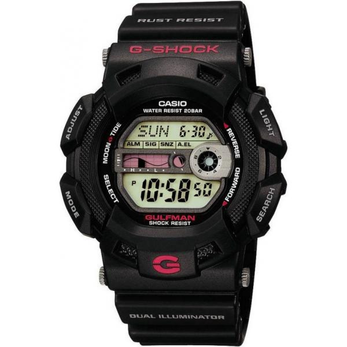 Руководство Casio G-Shock GA-140-1A1ER Наручные часы